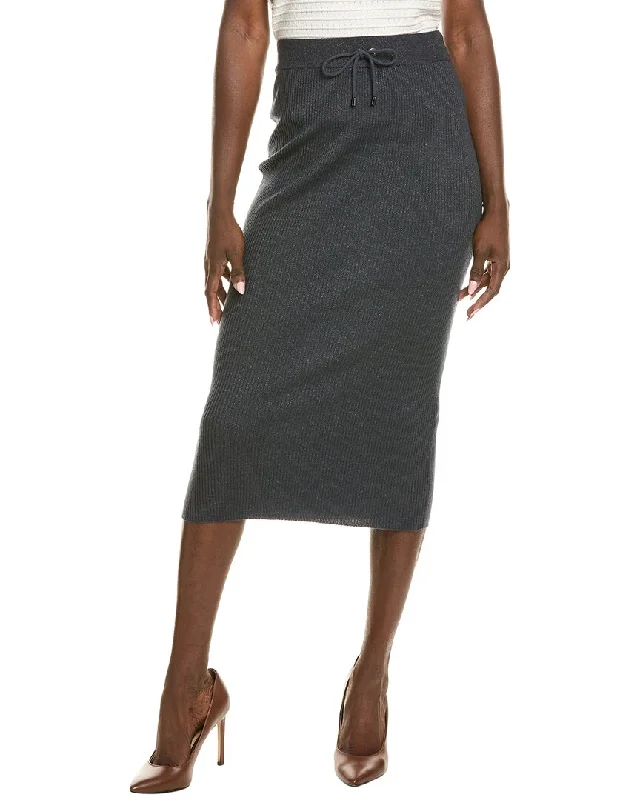 Brunello Cucinelli Cashmere & Silk-Blend Pencil Skirt