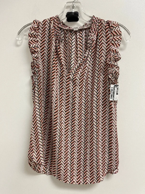 Top Sleeveless By Loft In Pink, Size: S