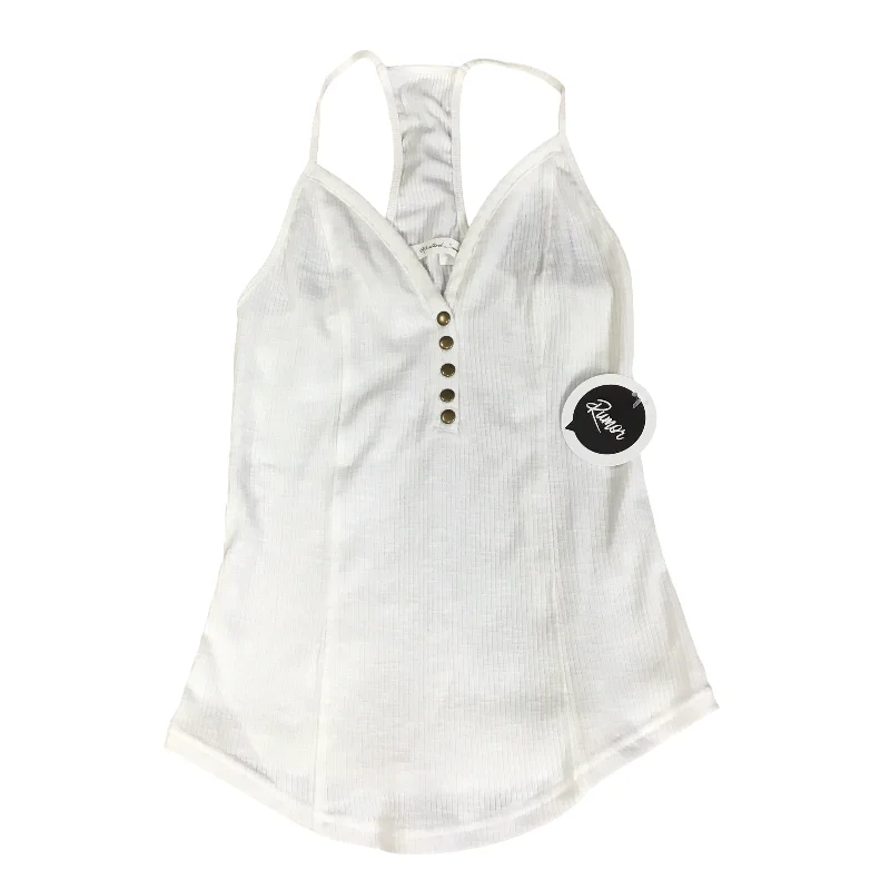 Top Sleeveless By Mustard Seed In White, Size: S