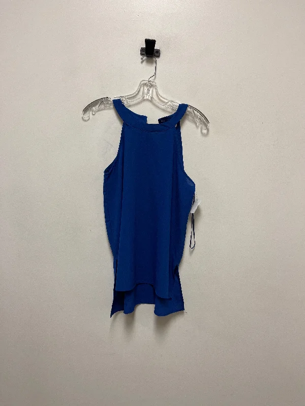 Top Sleeveless By Paper Crane In Blue, Size: S