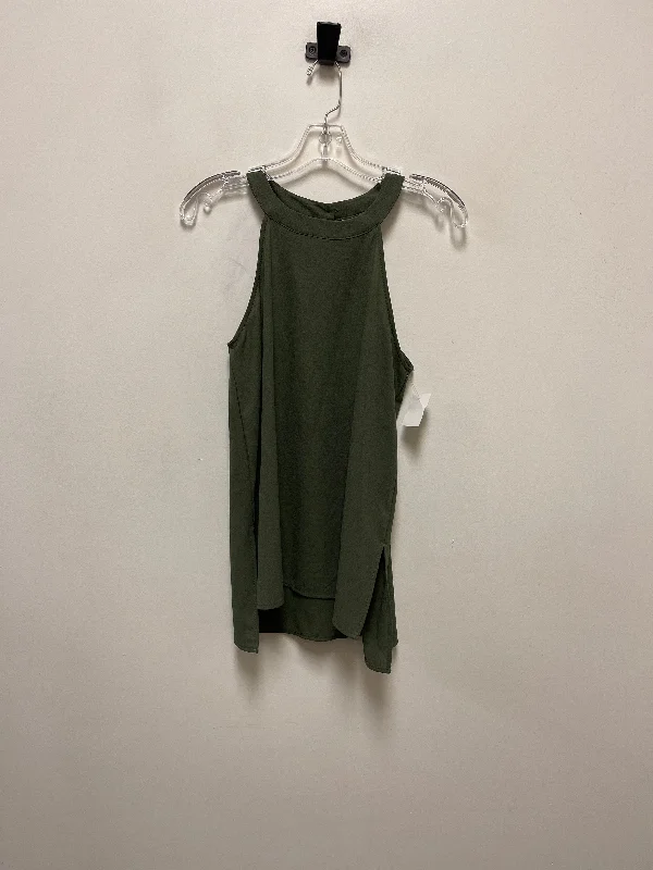 Top Sleeveless By Paper Crane In Green, Size: S