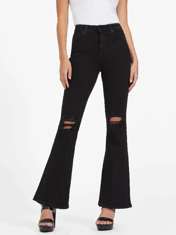 Eco Sharona Mid-Rise Flared Jeans