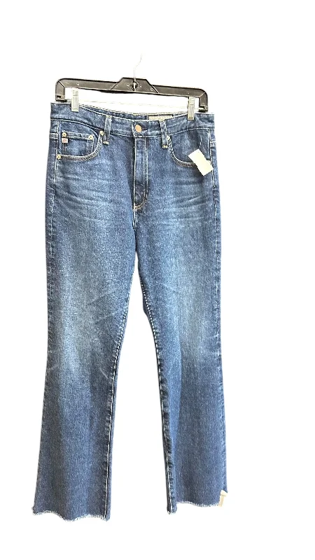 Jeans Boot Cut By Ag Jeans In Blue Denim, Size: 6