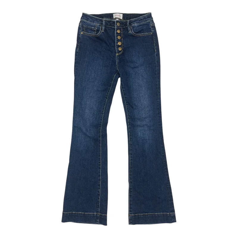 Jeans Boot Cut By Driftwood In Blue Denim, Size:4