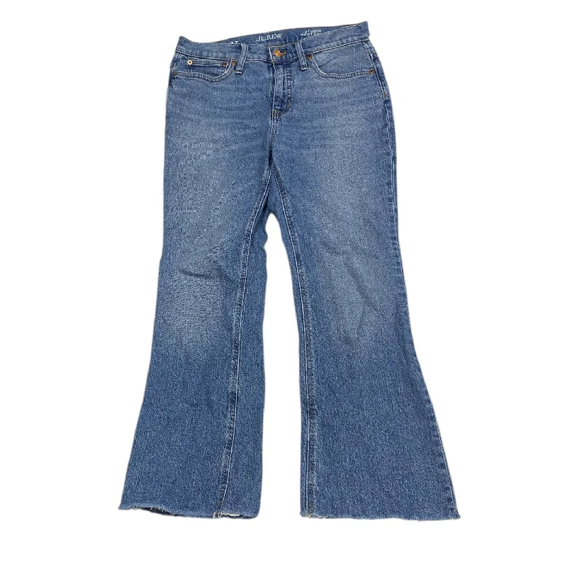 Jeans Boot Cut By J. Crew In Blue Denim, Size: 4