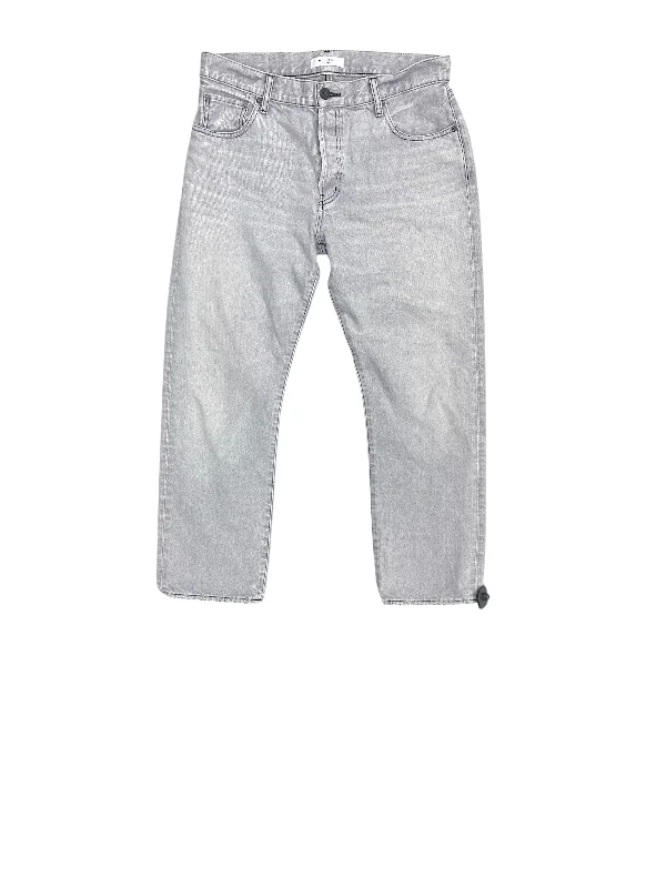 Jeans Straight By Moussy In Grey, Size: 8