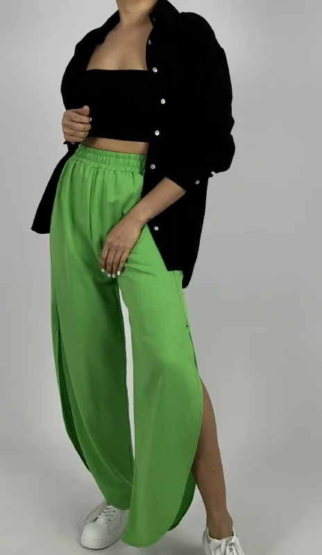 Split hem pant D