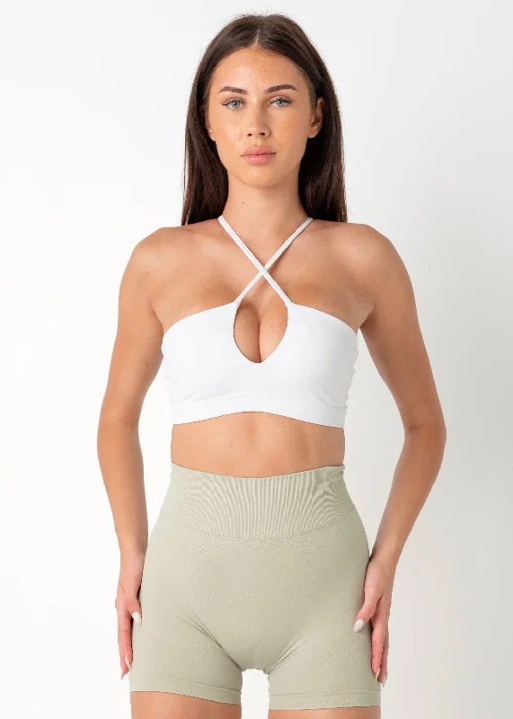 CROSS OVER BRA - WHITE