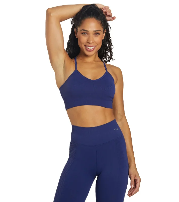 NUX One By One Sports Bra Blue Moon