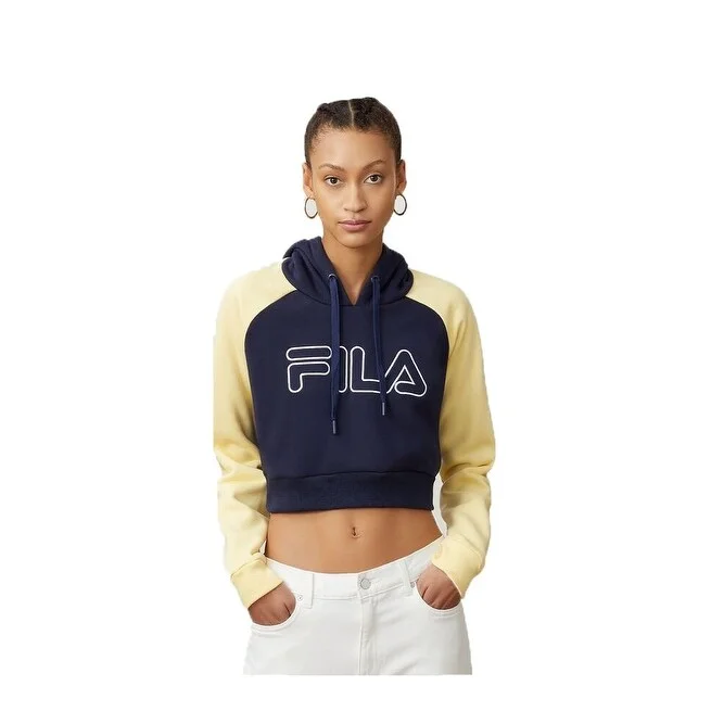 Fila Women's Valeria Hoodie Navy Size Large