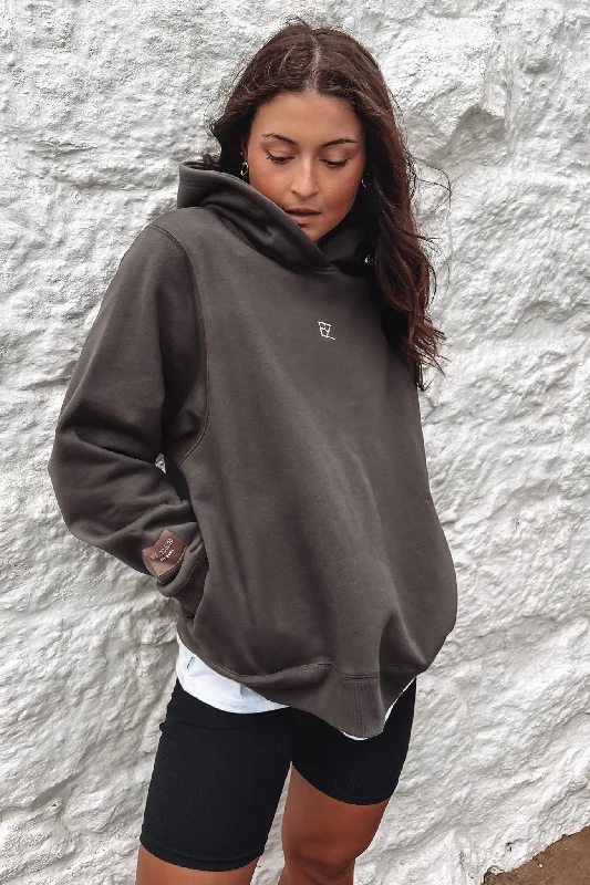 Journey Oversized Hoodie Charcoal