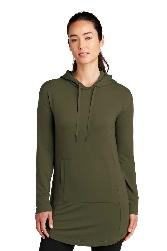 Ogio Womens Luuma Flex Hooded Sweatshirt Hoodie - Deep Olive Green