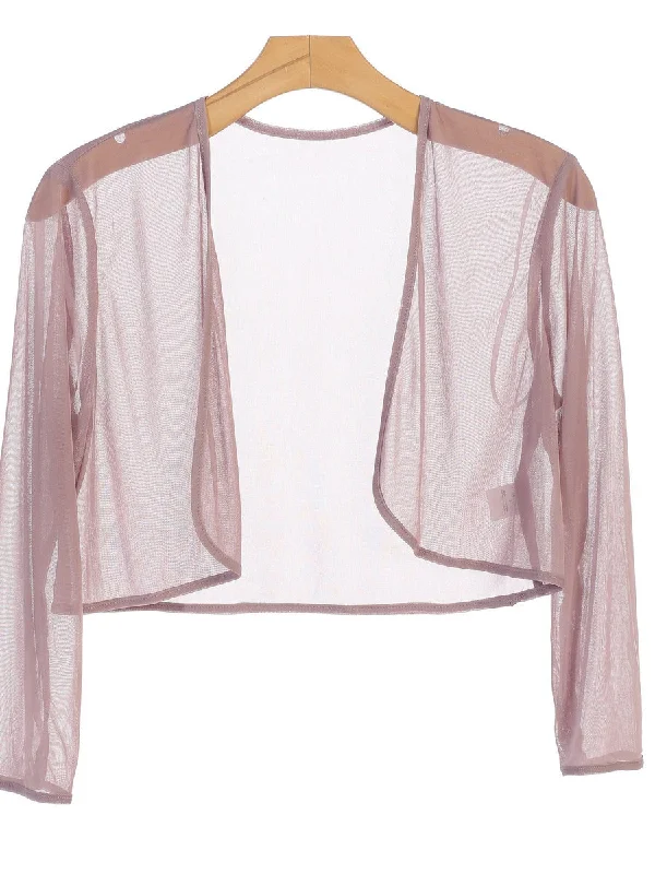 Mauve S Chiffon Formal Bolero Evening Jacket Sale