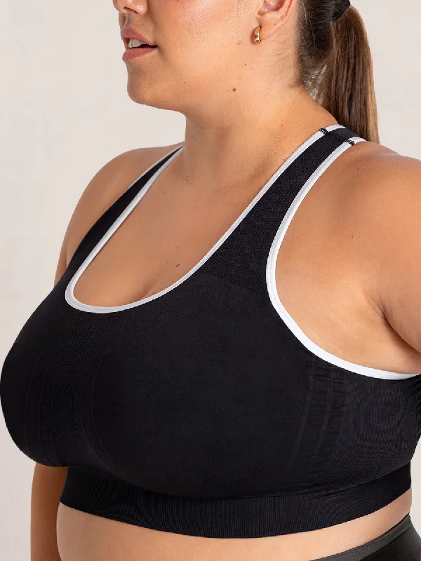 Truekind® Seamless Racerback Sports Bra