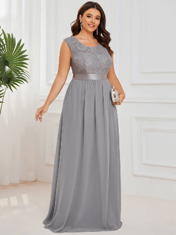 Wholesale Plus Size Fahion Lace Bridesmaid Dresses