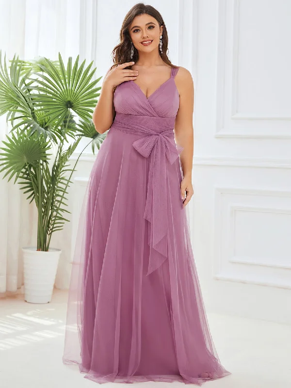 Plus Size Wholesale Tulle Bridesmaid Dresses for Women